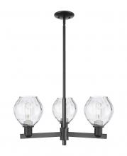 Innovations Lighting 716-3CR-BK-G362 - Waverly - 3 Light - 28 inch - Matte Black - Stem hung - Pendant