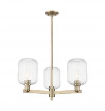 Innovations Lighting 716-3CR-CB-G460-7CL - Preston Cylinder - 3 Light - 18 inch - Champagne Bronze - Pendant