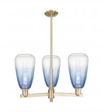 Innovations Lighting 716-3CR-CB-G480-6SB - Brookhaven Almond - 3 Light - 18 inch - Champagne Bronze - Pendant