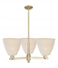 Innovations Lighting 716-3CR-CB-NBD-9-NAT - Bristol Natural - 3 Light - 31 inch - Champagne Bronze - Stem hung - Pendant
