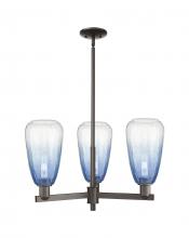 Innovations Lighting 716-3CR-OB-G480-6SB - Brookhaven Almond - 3 Light - 18 inch - Oil Rubbed Bronze - Pendant