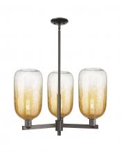 Innovations Lighting 716-3CR-OB-G482-7AM - Brookhaven Cloche - 3 Light - 18 inch - Oil Rubbed Bronze - Pendant