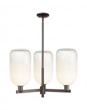Innovations Lighting 716-3CR-OB-G482-7OP - Brookhaven Cloche - 3 Light - 18 inch - Oil Rubbed Bronze - Pendant