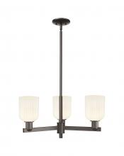 Innovations Lighting 716-3CR-OB-G559-5GWH - Bridal Veil - 3 Light - 18 inch - Oil Rubbed Bronze - Pendant