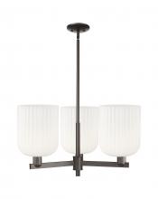 Innovations Lighting 716-3CR-OB-G559-8GWH - Bridal Veil - 3 Light - 30 inch - Oil Rubbed Bronze - Pendant