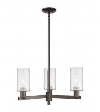 Innovations Lighting 716-3CR-OB-G802 - Clymer - 3 Light - 26 inch - Oil Rubbed Bronze - Stem hung - Pendant