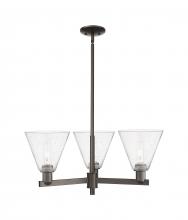Innovations Lighting 716-3CR-OB-GBC-84 - Berkshire Glass - 3 Light - 30 inch - Oil Rubbed Bronze - Stem hung - Pendant