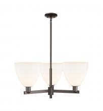 Innovations Lighting 716-3CR-OB-GBD-91 - Bristol - 3 Light - 31 inch - Oil Rubbed Bronze - Stem hung - Pendant