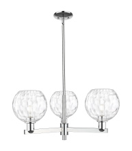 Innovations Lighting 716-3CR-PC-G1215-8 - Athens Water Glass - 3 Light - 30 inch - Polished Chrome - Stem hung - Pendant