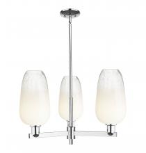 Innovations Lighting 716-3CR-PC-G484-7OP - Brookhaven Flute - 3 Light - 18 inch - Polished Chrome - Pendant