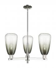 Innovations Lighting 716-3CR-PN-G480-6SL - Brookhaven Almond - 3 Light - 18 inch - Polished Nickel - Pendant
