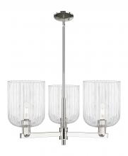 Innovations Lighting 716-3CR-PN-G559-8CL - Bridal Veil - 3 Light - 30 inch - Polished Nickel - Pendant