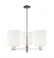 Innovations Lighting 716-3CR-PN-G559-8GWH - Bridal Veil - 3 Light - 30 inch - Polished Nickel - Pendant