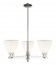 Innovations Lighting 716-3CR-PN-GBD-751 - Bristol - 3 Light - 29 inch - Polished Nickel - Stem hung - Pendant