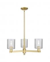 Innovations Lighting 716-3CR-SG-G112 - Cobbleskill - 3 Light - 27 inch - Satin Gold - Stem hung - Pendant