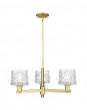 Innovations Lighting 716-3CR-SG-G402 - Niagara - 3 Light - 28 inch - Satin Gold - Stem hung - Pendant