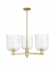 Innovations Lighting 716-3CR-SG-G559-8SDY - Bridal Veil - 3 Light - 30 inch - Satin Gold - Pendant