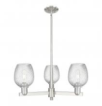 Innovations Lighting 716-3CR-SN-G292 - Salina - 3 Light - 28 inch - Satin Nickel - Stem hung - Pendant
