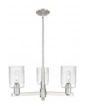 Innovations Lighting 716-3CR-SN-G342 - Hadley - 3 Light - 26 inch - Satin Nickel - Stem hung - Pendant