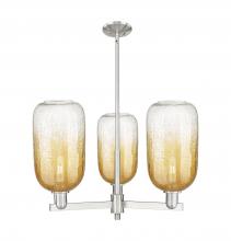 Innovations Lighting 716-3CR-SN-G482-7AM - Brookhaven Cloche - 3 Light - 18 inch - Satin Nickel - Pendant