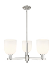 Innovations Lighting 716-3CR-SN-G558-6GWH - Bella - 3 Light - 27 inch - Satin Nickel - Stem hung - Pendant