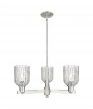 Innovations Lighting 716-3CR-SN-G559-5SDY - Bridal Veil - 3 Light - 18 inch - Satin Nickel - Pendant