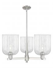 Innovations Lighting 716-3CR-SN-G559-8CL - Bridal Veil - 3 Light - 30 inch - Satin Nickel - Pendant