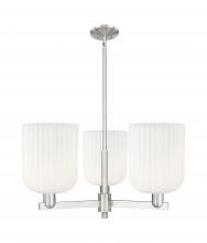 Innovations Lighting 716-3CR-SN-G559-8GWH - Bridal Veil - 3 Light - 30 inch - Satin Nickel - Pendant