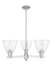 Innovations Lighting 716-3CR-SN-GBD-752 - Bristol - 3 Light - 29 inch - Satin Nickel - Stem hung - Pendant
