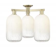 Innovations Lighting 716-3F-AB-G482-7OP - Brookhaven Cloche - 3 Light - 6 inch - Antique Brass - Semi-Flush Mount