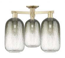 Innovations Lighting 716-3F-AB-G482-7SL - Brookhaven Cloche - 3 Light - 6 inch - Antique Brass - Semi-Flush Mount