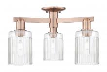 Innovations Lighting 716-3F-AC-G342 - Hadley - 3 Light - 22 inch - Antique Copper - Semi-Flush Mount