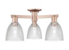 Innovations Lighting 716-3F-AC-G382 - Castile - 3 Light - 24 inch - Antique Copper - Semi-Flush Mount