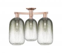 Innovations Lighting 716-3F-AC-G482-7SL - Brookhaven Cloche - 3 Light - 6 inch - Antique Copper - Semi-Flush Mount