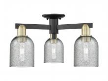 Innovations Lighting 716-3F-BAB-G257 - Caledonia - 3 Light - 23 inch - Black Antique Brass - Semi-Flush Mount