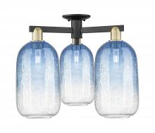 Innovations Lighting 716-3F-BAB-G482-7SB - Brookhaven Cloche - 3 Light - 6 inch - Black Antique Brass - Semi-Flush Mount