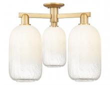 Innovations Lighting 716-3F-BB-G482-7OP - Brookhaven Cloche - 3 Light - 6 inch - Brushed Brass - Semi-Flush Mount