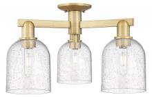 Innovations Lighting 716-3F-BB-G558-6SDY - Bella - 3 Light - 23 inch - Brushed Brass - Semi-Flush Mount