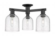 Innovations Lighting 716-3F-BK-G558-6SDY - Bella - 3 Light - 23 inch - Matte Black - Semi-Flush Mount