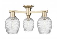 Innovations Lighting 716-3F-CB-G292 - Salina - 3 Light - 23 inch - Champagne Bronze - Semi-Flush Mount