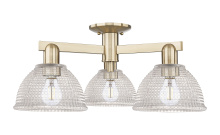 Innovations Lighting 716-3F-CB-G422 - Arietta - 3 Light - 26 inch - Champagne Bronze - Semi-Flush Mount