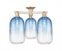 Innovations Lighting 716-3F-CB-G482-7SB - Brookhaven Cloche - 3 Light - 6 inch - Champagne Bronze - Semi-Flush Mount