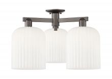 Innovations Lighting 716-3F-OB-G559-8GWH - Bridal Veil - 3 Light - 26 inch - Oil Rubbed Bronze - Semi-Flush Mount
