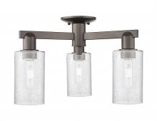 Innovations Lighting 716-3F-OB-G804 - Clymer - 3 Light - 21 inch - Oil Rubbed Bronze - Semi-Flush Mount