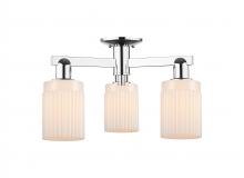 Innovations Lighting 716-3F-PC-G341 - Hadley - 3 Light - 22 inch - Polished Chrome - Semi-Flush Mount