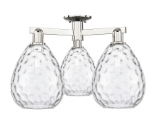 Innovations Lighting 716-3F-PN-G372 - Waverly - 3 Light - 26 inch - Polished Nickel - Semi-Flush Mount