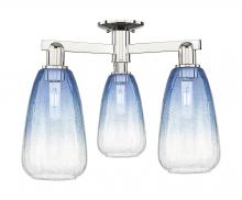 Innovations Lighting 716-3F-PN-G480-6SB - Brookhaven Almond - 3 Light - 6 inch - Polished Nickel - Semi-Flush Mount