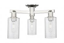 Innovations Lighting 716-3F-PN-G804 - Clymer - 3 Light - 21 inch - Polished Nickel - Semi-Flush Mount