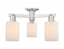 Innovations Lighting 716-3F-SN-G341 - Hadley - 3 Light - 22 inch - Brushed Satin Nickel - Semi-Flush Mount
