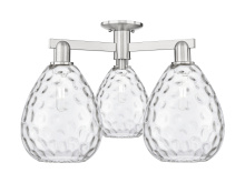 Innovations Lighting 716-3F-SN-G372 - Waverly - 3 Light - 26 inch - Brushed Satin Nickel - Semi-Flush Mount